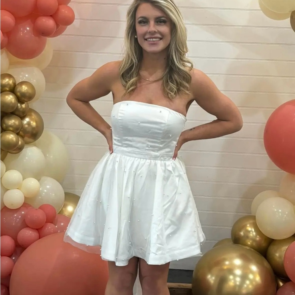 Showpo mini white dress
